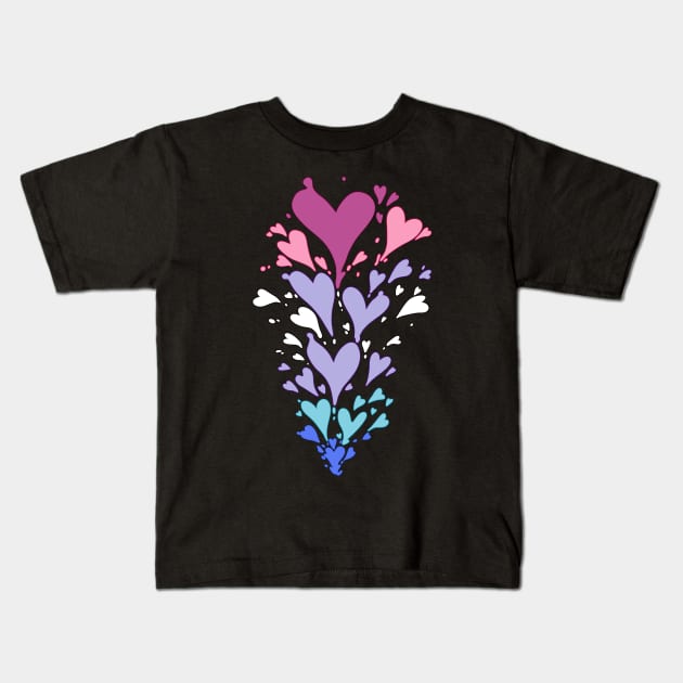 Loveheart - Bigender Kids T-Shirt by Wissler